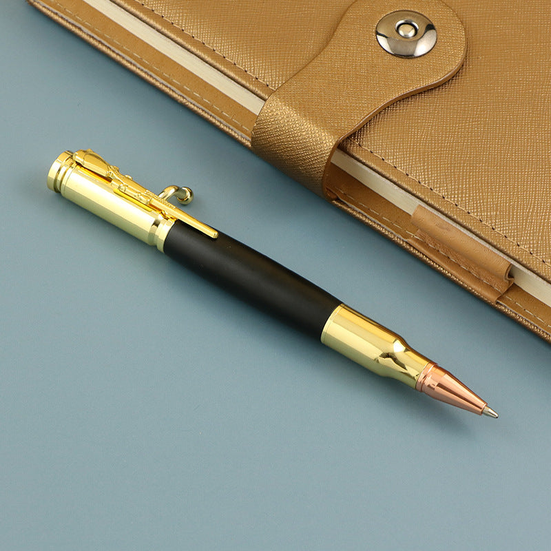 Wholesale Pens Gun Bolt Wood Pressure Reducing Switch Pen Ballpoint Pen